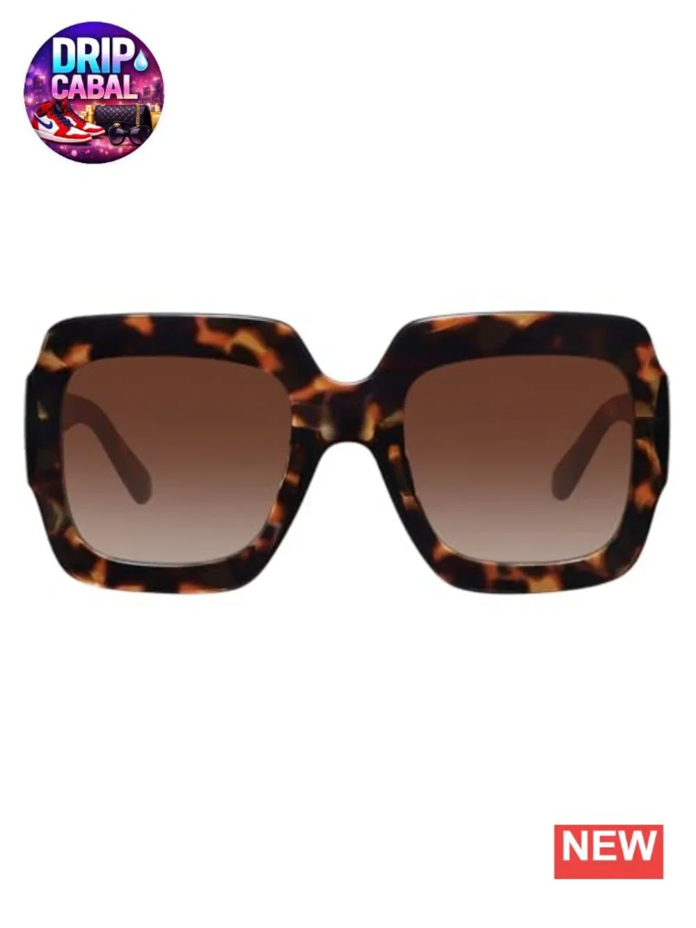 Oversized Square Sunglasses for Women Retro Luxury Big UV400 Protection